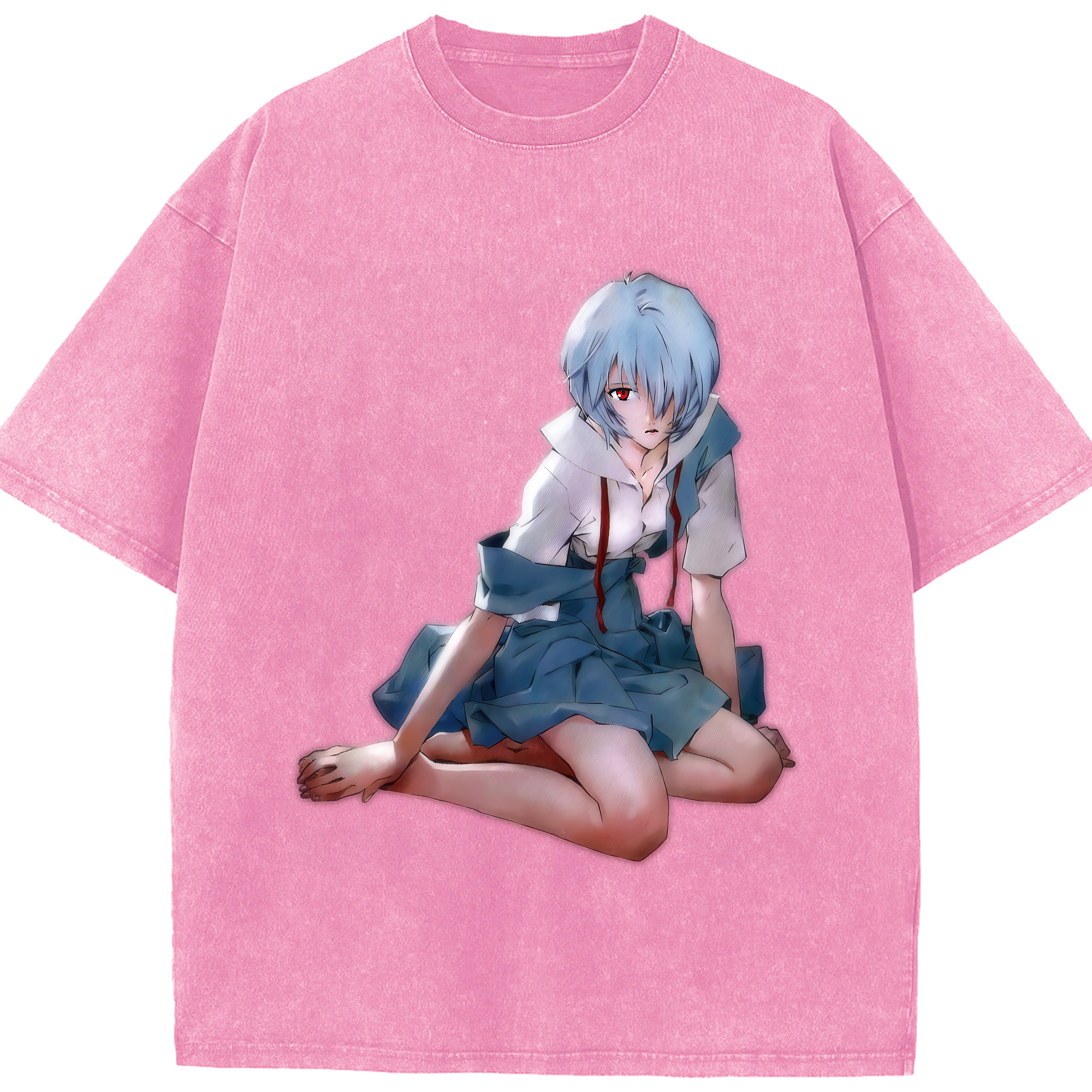 （画像用） EVA 新世紀エヴァンゲリオン 綿100% ヴィンテージ風 半袖Tシャツ（フロントプリント）